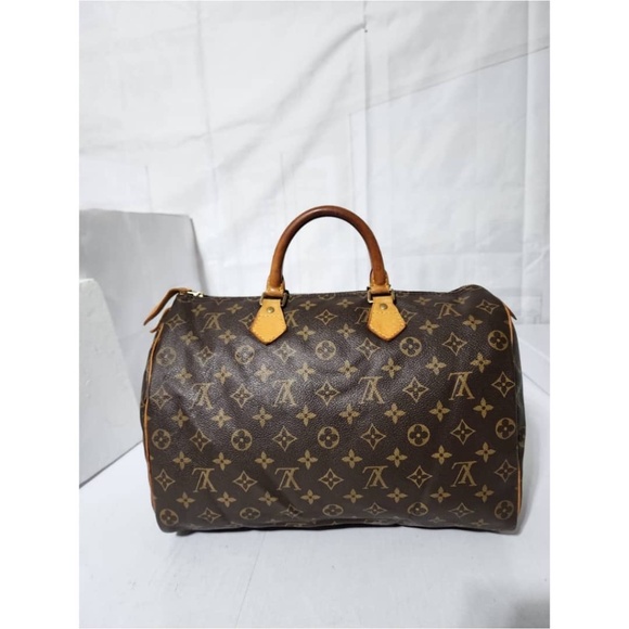 Authentic Louis Vuitton Speedy 35 Bag Brown - Picture 3 of 13